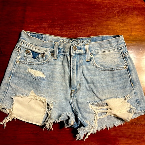American Eagle Jean shorts size 4 - Picture 1 of 5
